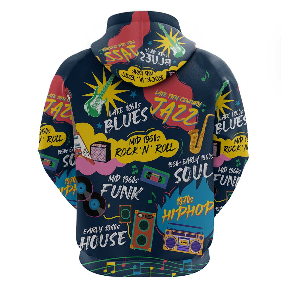 Music That Makes Us Proud African Hoodie Black People