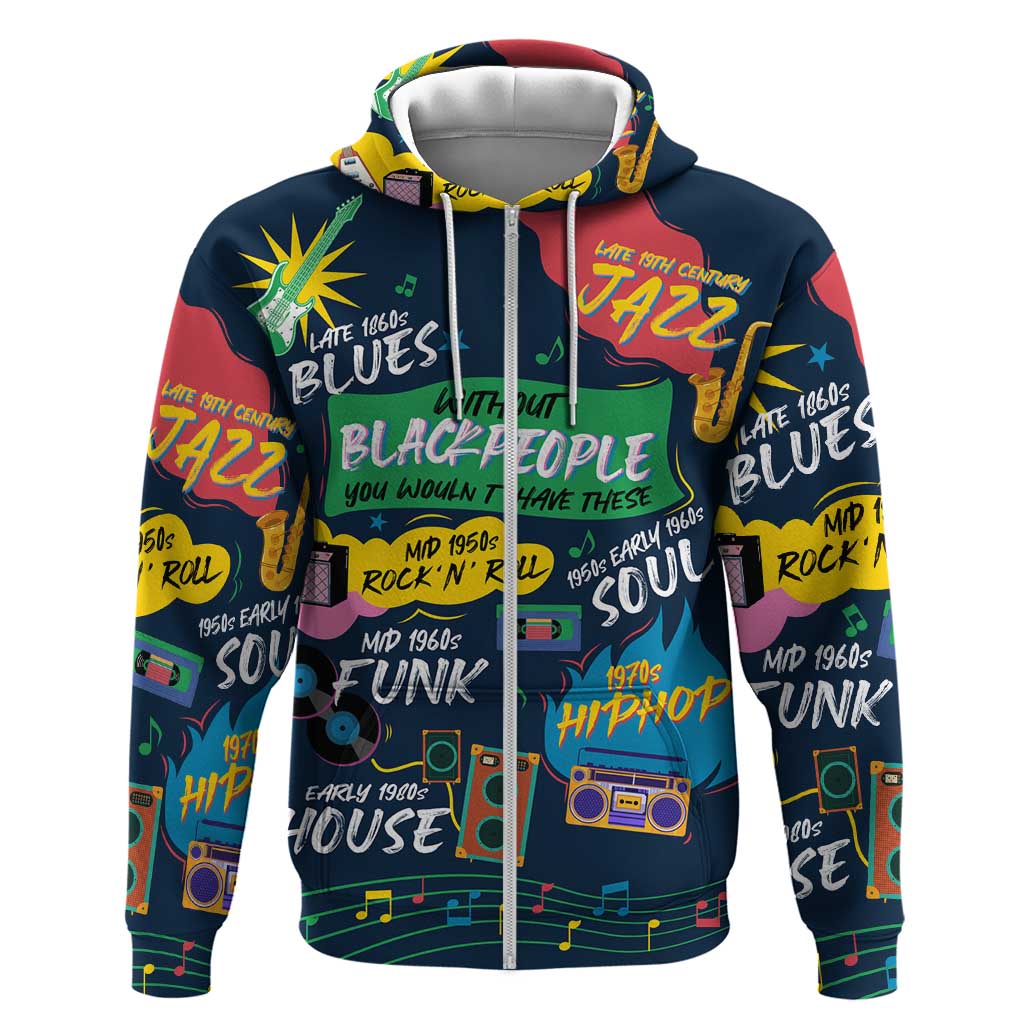 Music That Makes Us Proud African Hoodie Black People