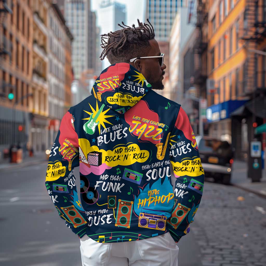 Music That Makes Us Proud African Hoodie Black People