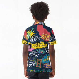 Music That Makes Us Proud African Kid Polo Shirt Black People