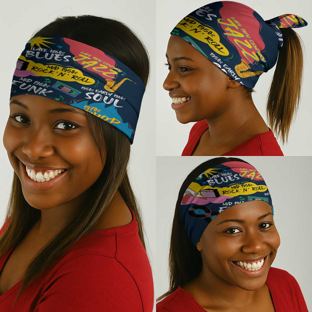 Music That Makes Us Proud African Neck Gaiter Black People - African Pride