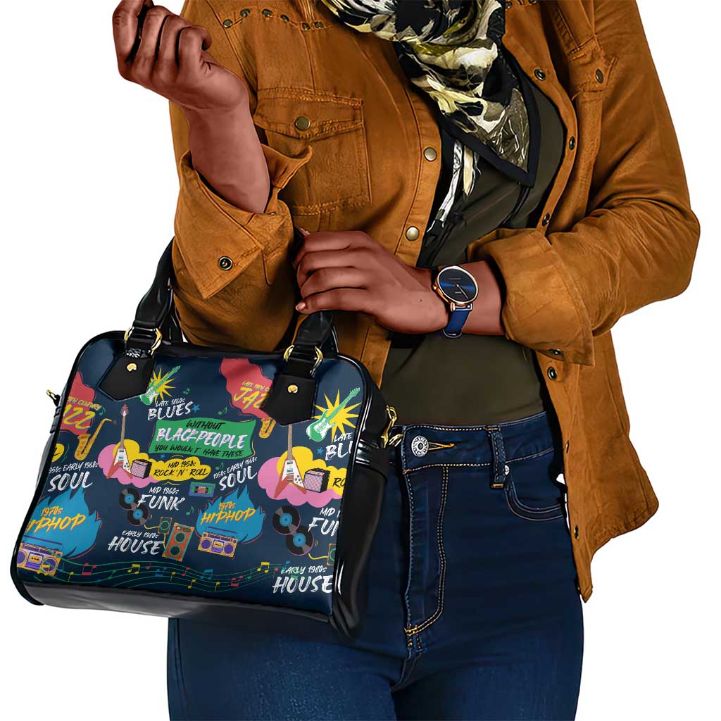 Music That Makes Us Proud African Shoulder Handbag Black People
