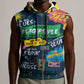 Music That Makes Us Proud African Sleeveless Zip Hoodie Black People - African Pride