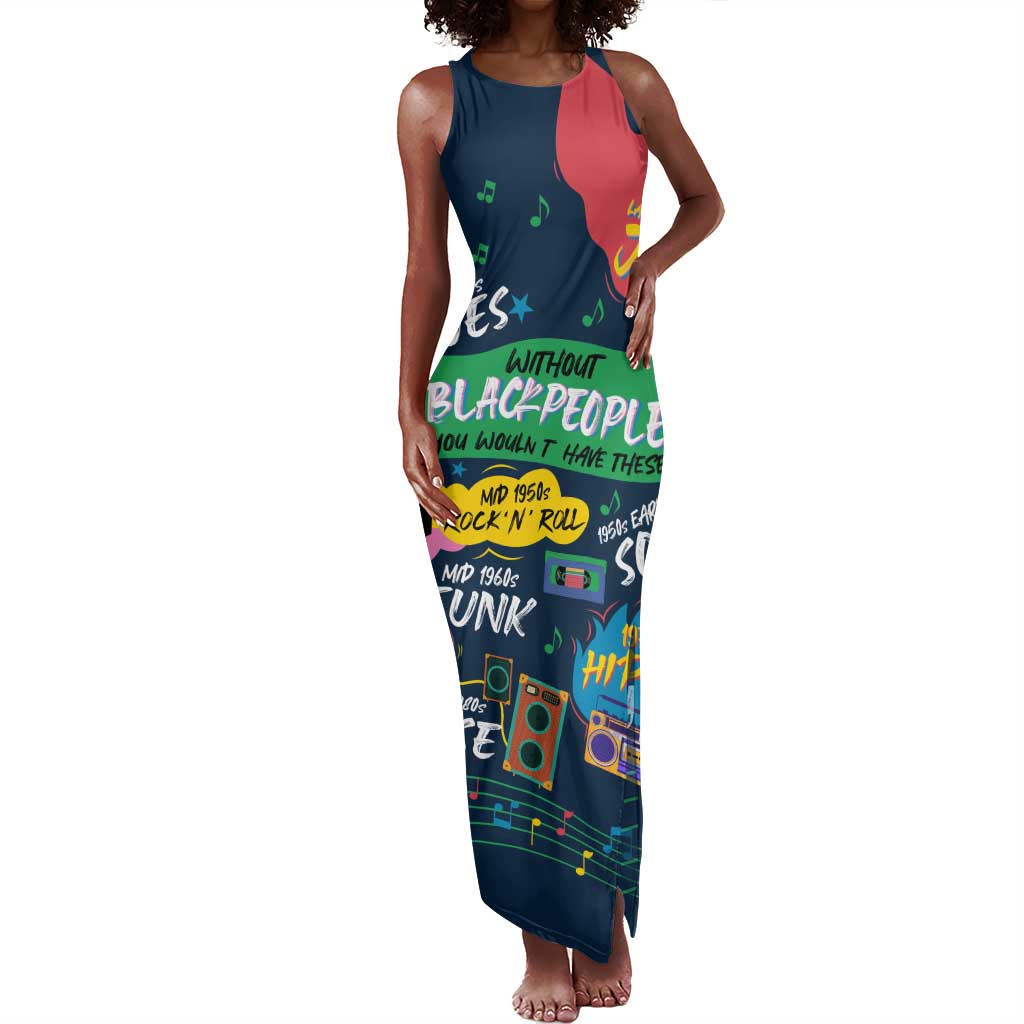 Music That Makes Us Proud African Tank Maxi Dress Black People