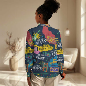 Music That Makes Us Proud African Women Casual Shirt Black People DT02