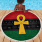 Pan African Ankh Beach Blanket Egyptian Cross