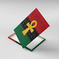 Pan African Ankh Canvas Wall Art Egyptian Cross