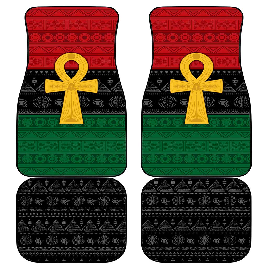Pan African Ankh Car Mats Egyptian Cross