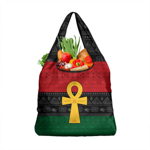 Pan African Ankh Grocery Bag Egyptian Cross