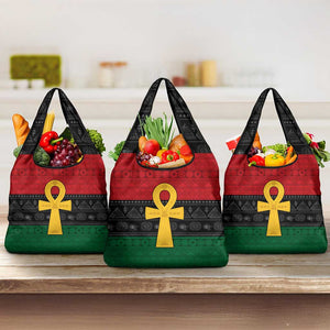 Pan African Ankh Grocery Bag Egyptian Cross