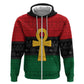 Pan African Ankh Hoodie Egyptian Cross