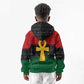 Pan African Ankh Kid Hoodie Egyptian Cross