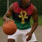 Pan African Ankh Sleeveless Hoodie Egyptian Cross - African Pride