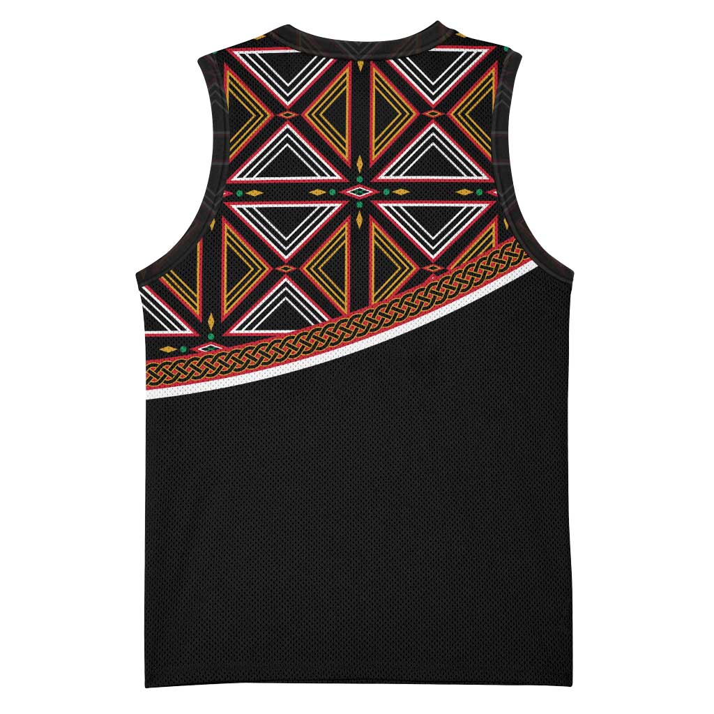 Personalized Bamenda African Basketball Jersey Atoghu Cameroon Print - African Pride