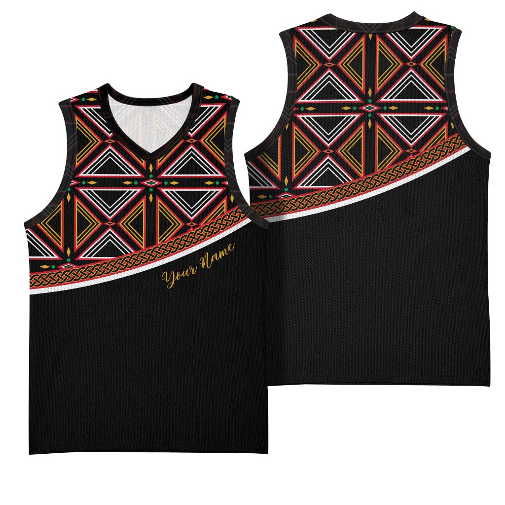 Personalized Bamenda African Basketball Jersey Atoghu Cameroon Print - African Pride