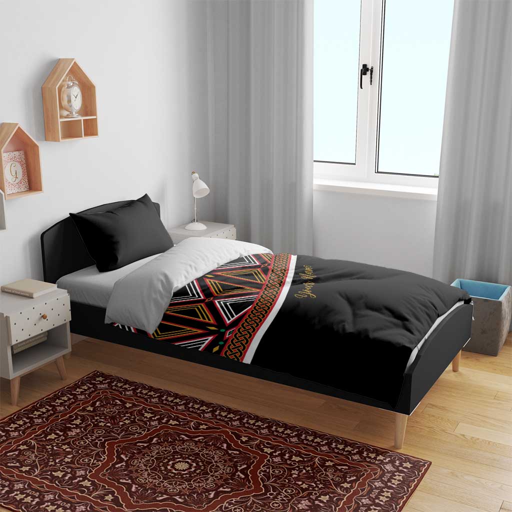 Personalized Bamenda African Bedding Set Atoghu Cameroon Print