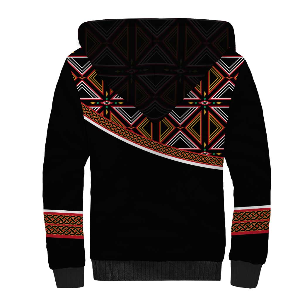 Personalized Bamenda African Sherpa Hoodie Atoghu Cameroon Print