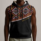 Personalized Bamenda African Sleeveless Hoodie Atoghu Cameroon Print - African Pride