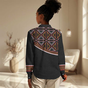 Personalized Bamenda African Women Casual Shirt Atoghu Cameroon Print DT02