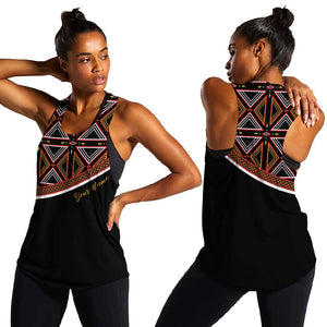 Personalized Bamenda African Women Racerback Tank Atoghu Cameroon Print