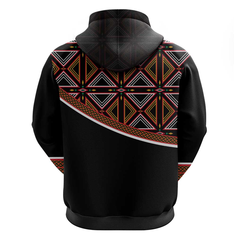 Personalized Bamenda African Zip Hoodie Atoghu Cameroon Print