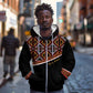 Personalized Bamenda African Zip Hoodie Atoghu Cameroon Print