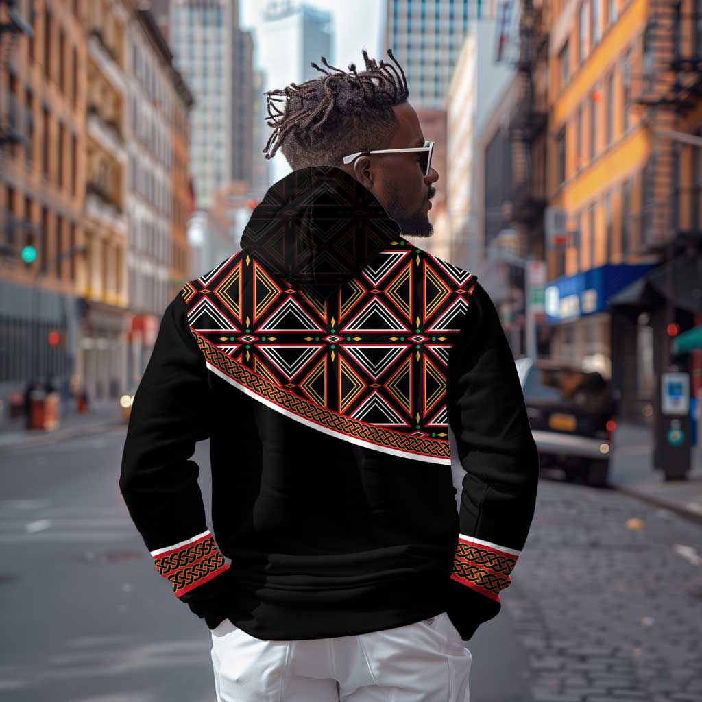 Personalized Bamenda African Zip Hoodie Atoghu Cameroon Print