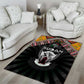 Sudan Roots Area Rug African Pride in Fingerprint and Tribal Colors