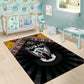 Sudan Roots Area Rug African Pride in Fingerprint and Tribal Colors
