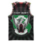 Personalized Sudan Roots Basketball Jersey African Pride in Fingerprint and Tribal Colors - African Pride