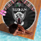 Sudan Roots Beach Blanket African Pride in Fingerprint and Tribal Colors