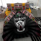 Sudan Roots Bedding Set African Pride in Fingerprint and Tribal Colors