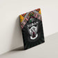 Sudan Roots Canvas Wall Art African Pride in Fingerprint and Tribal Colors