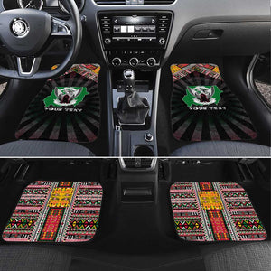 Sudan Roots Car Mats African Pride in Fingerprint and Tribal Colors