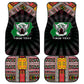 Sudan Roots Car Mats African Pride in Fingerprint and Tribal Colors