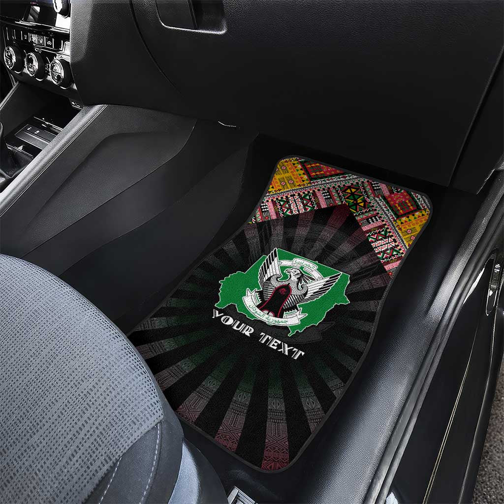 Sudan Roots Car Mats African Pride in Fingerprint and Tribal Colors