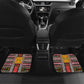 Sudan Roots Car Mats African Pride in Fingerprint and Tribal Colors