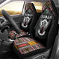 Sudan Roots Car Seat Cover African Pride in Fingerprint and Tribal Colors