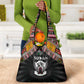 Sudan Roots Grocery Bag African Pride in Fingerprint and Tribal Colors