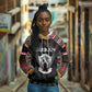 Personalized Sudan Roots Hoodie African Pride in Fingerprint and Tribal Colors