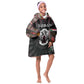 Personalized Sudan Roots Kid Wearable Blanket Hoodie African Pride in Fingerprint and Tribal Colors