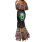 Personalized Sudan Roots Mermaid Dress African Pride in Fingerprint and Tribal Colors