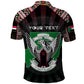 Personalized Sudan Roots Polo Shirt African Pride in Fingerprint and Tribal Colors