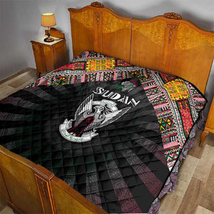 Sudan Roots Quilt African Pride in Fingerprint and Tribal Colors