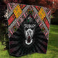 Sudan Roots Quilt African Pride in Fingerprint and Tribal Colors