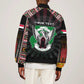 Personalized Sudan Roots Sleeve Zip Bomber Jacket African Pride in Fingerprint and Tribal Colors