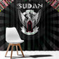 Sudan Roots Window Curtain African Pride in Fingerprint and Tribal Colors