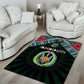 Djibouti Roots Area Rug African Pride in Fingerprint and Tribal Colors