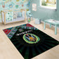 Djibouti Roots Area Rug African Pride in Fingerprint and Tribal Colors