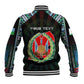 Personalized Djibouti Roots Baseball Jacket African Pride in Fingerprint and Tribal Colors